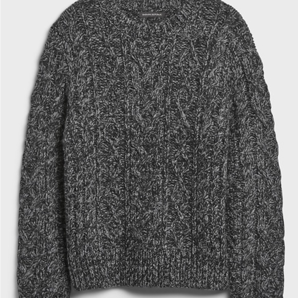Banana Republic Fisherman Cable-Knit Sweater - Picture 3 of 3